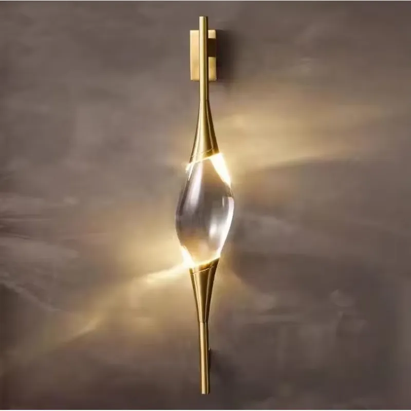 Lighting Design Decor - Lámpara de Pared LED de Cristal