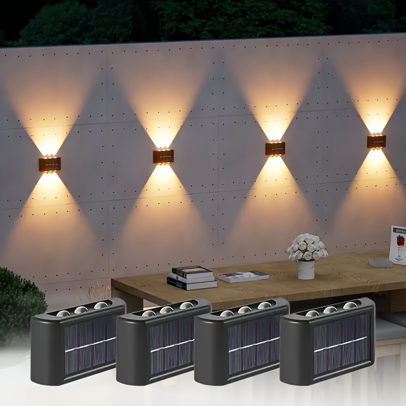 Lighting Decoration Ideas - Lámpara Solar LED para Exteriores, Impermeable,