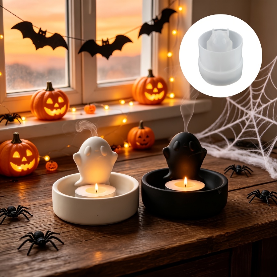 Candle Holder Set - Molde de silicona de 1 pieza