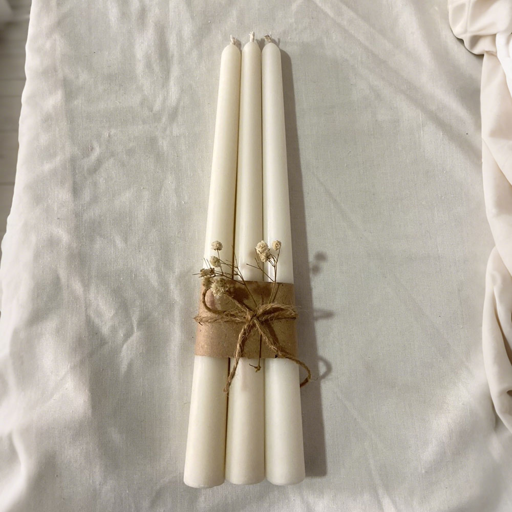 Candle Holder Set - Molde acrílico de Pilar cónico Simple,