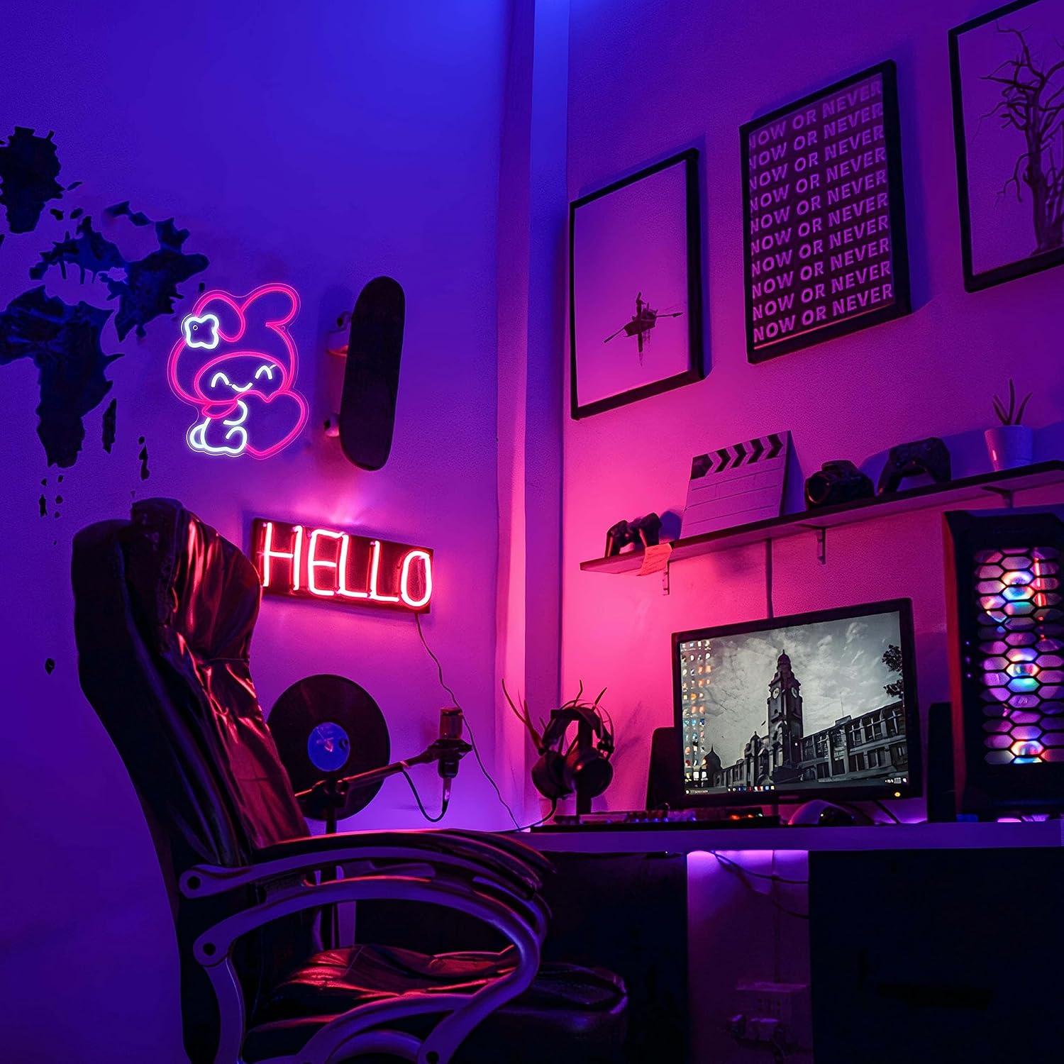Letrero Luminoso de Anime, Luc - Lighting Decor For Living Room reseña y precio