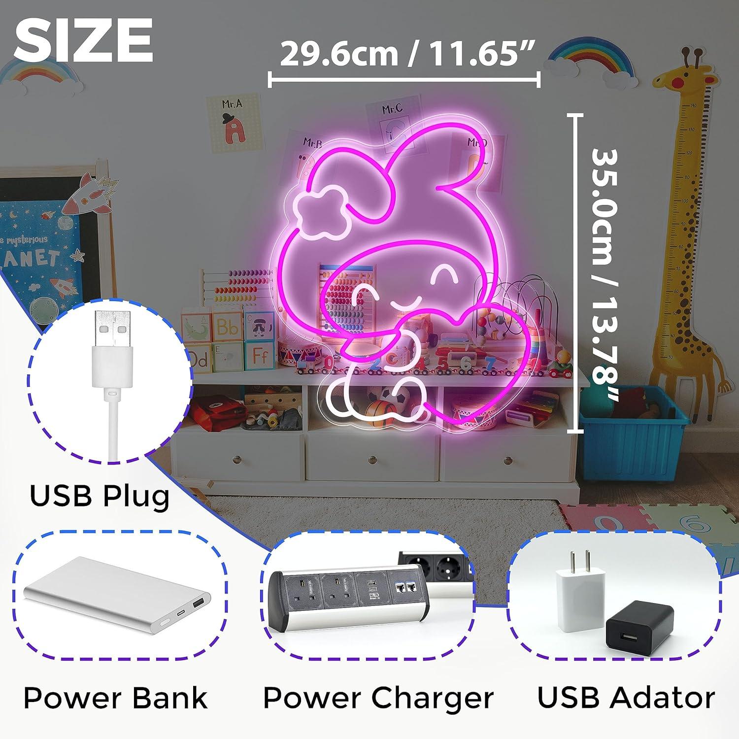 Letrero Luminoso de Anime, Luc - Lighting Decor For Living Room reseña y precio