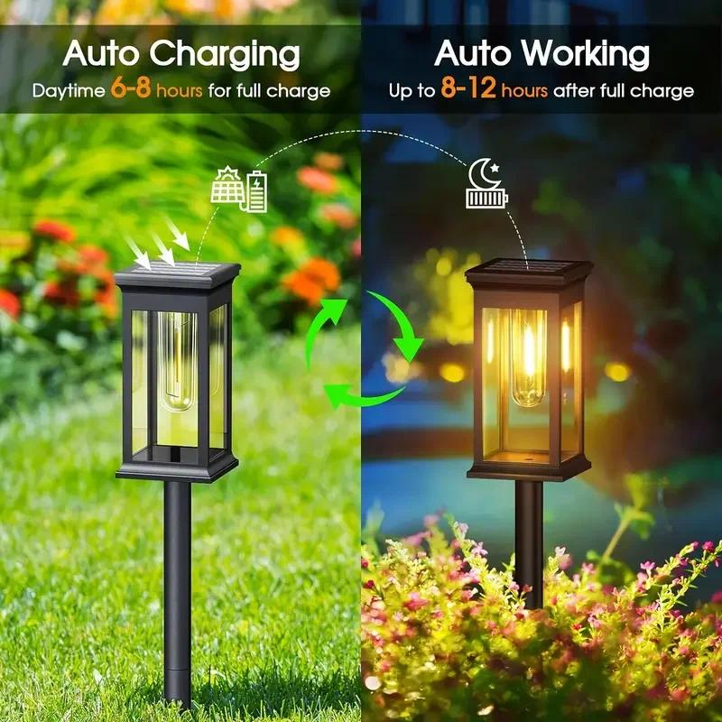Luces solares para caminos, lu - Outdoor Lighting Wedding Decor reseña y precio