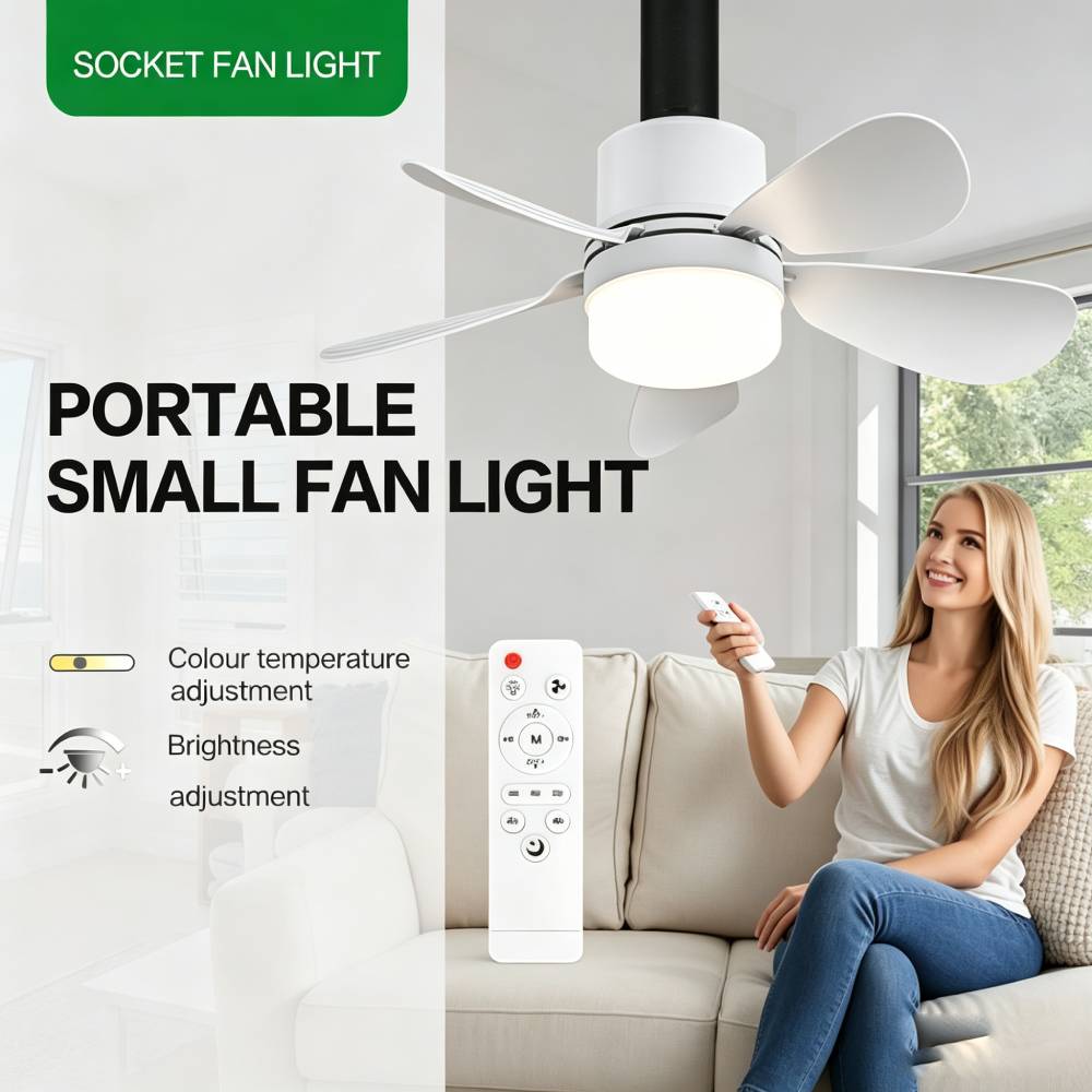 Ventilador de Techo con Luz y  - Lighting Design Decor reseña y precio