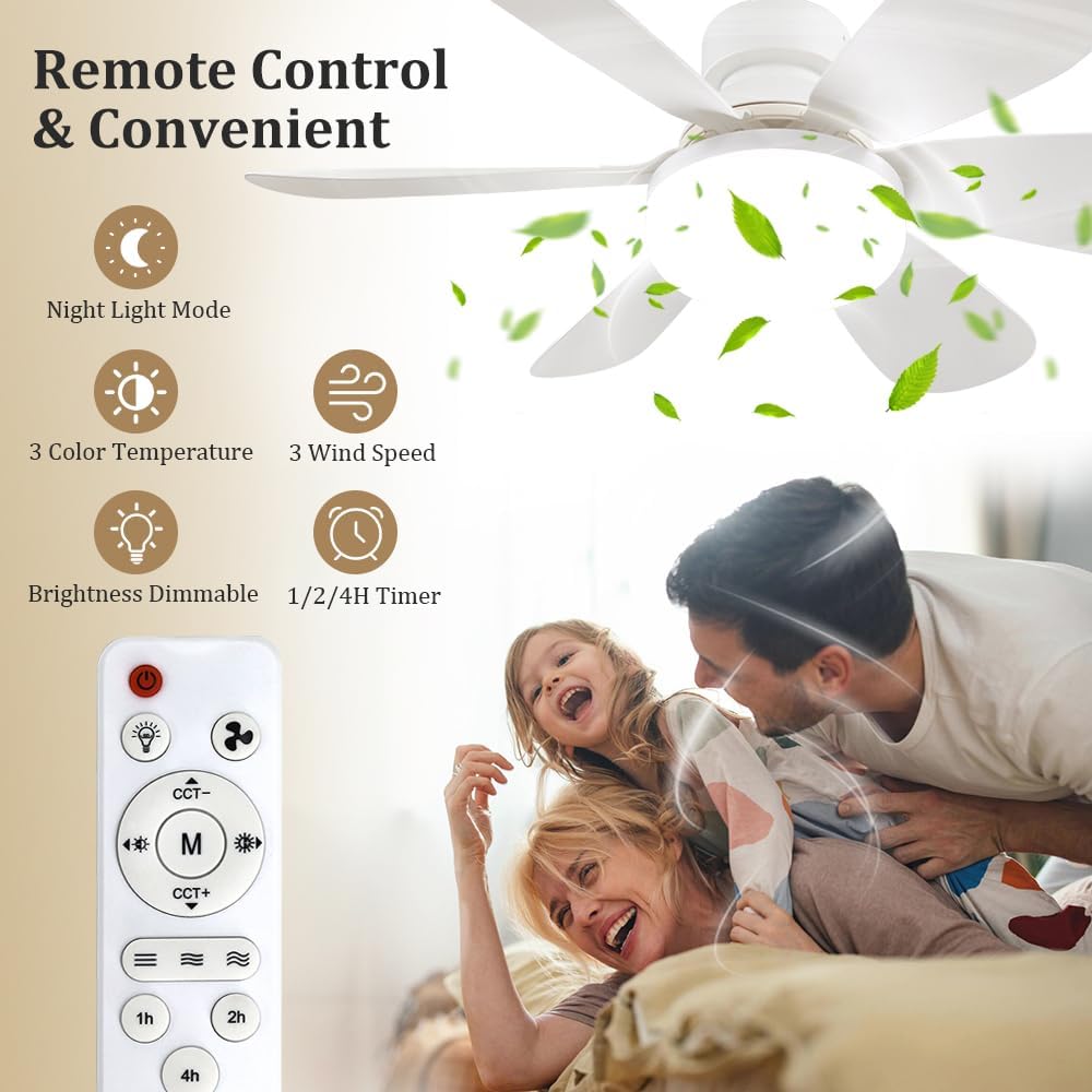 Ventilador de Techo con Luz y  - Lighting Design Decor reseña y precio