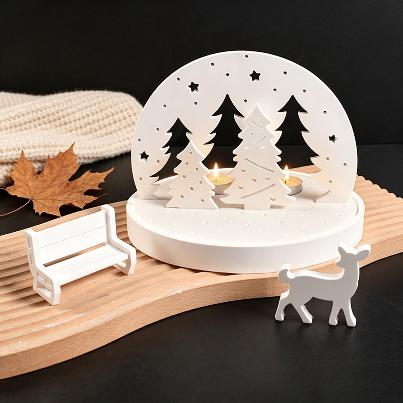 Moldes de silicona para portav - Candle Holder Set reseña y precio