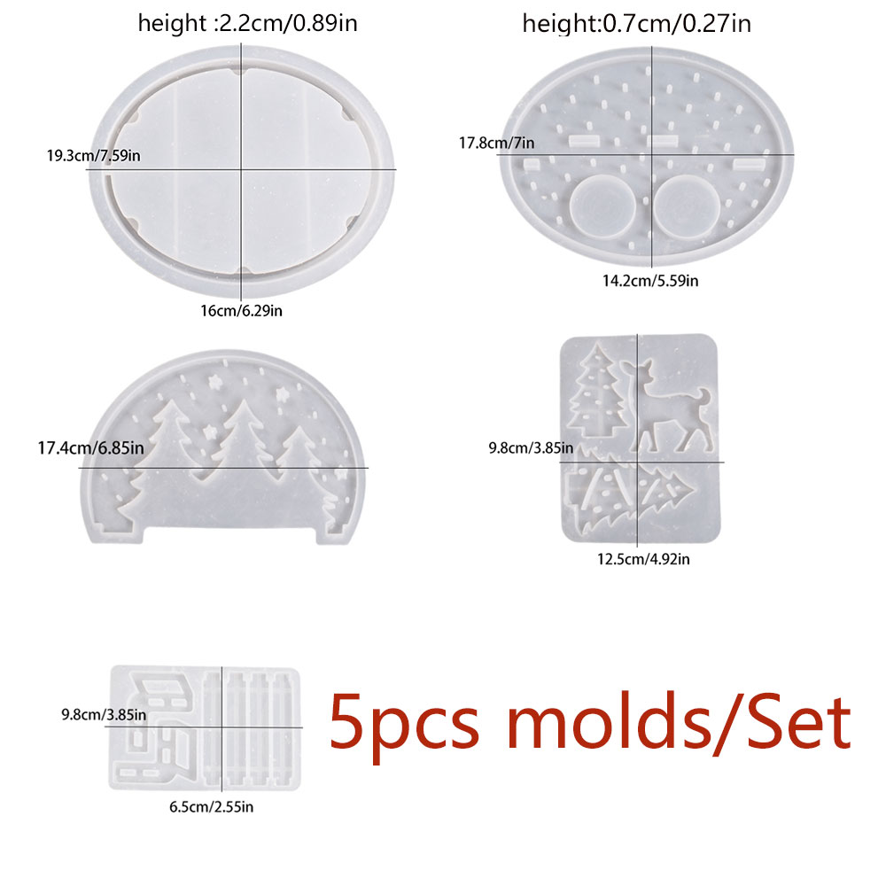 Moldes de silicona para portav - Candle Holder Set reseña y precio