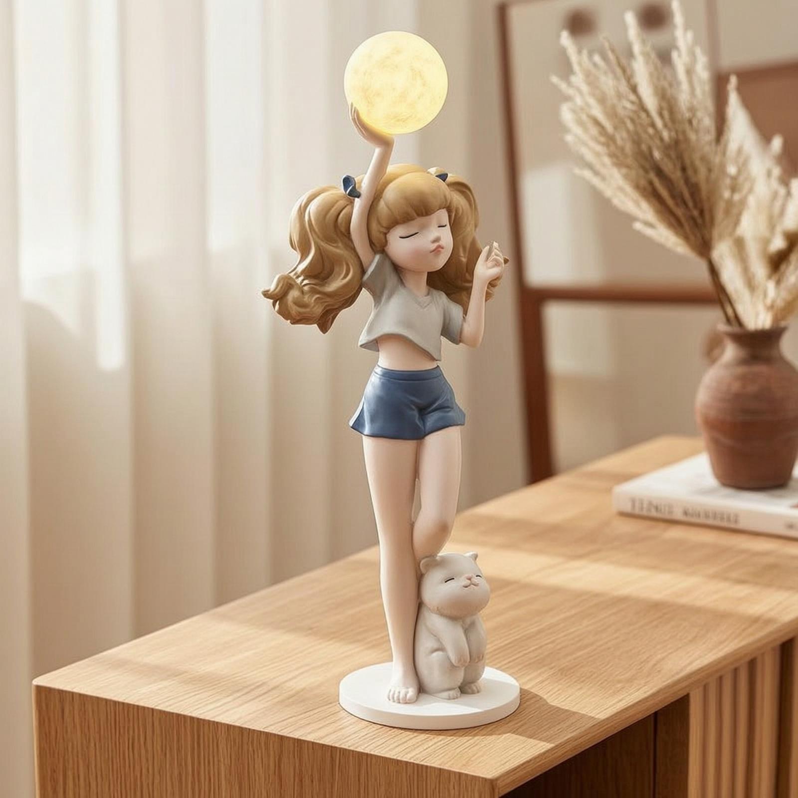 Elegante Lámpara con Figura de - Lighting Decor For Living Room reseña y precio