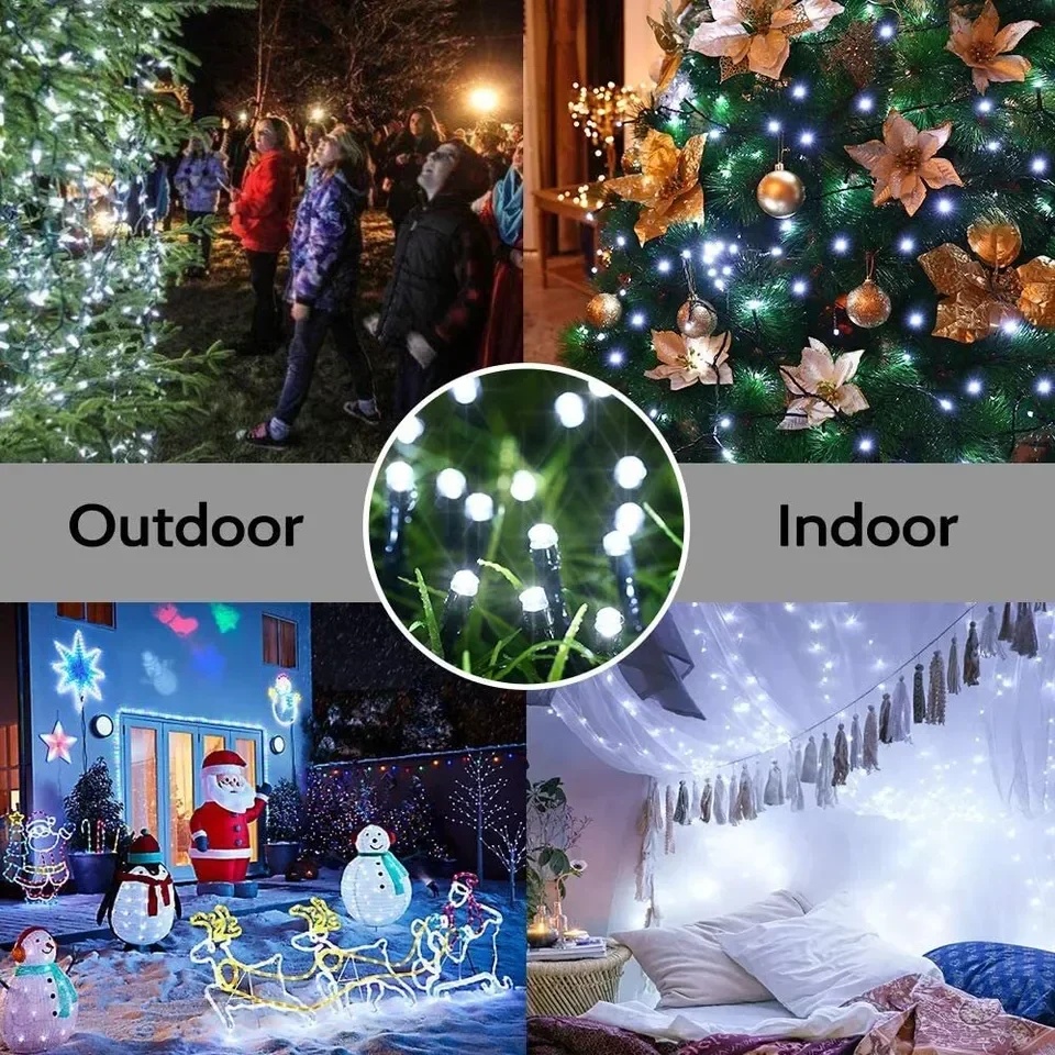 Luces de Hadas Solares LED par - Outdoor Lighting Wedding Decor reseña y precio