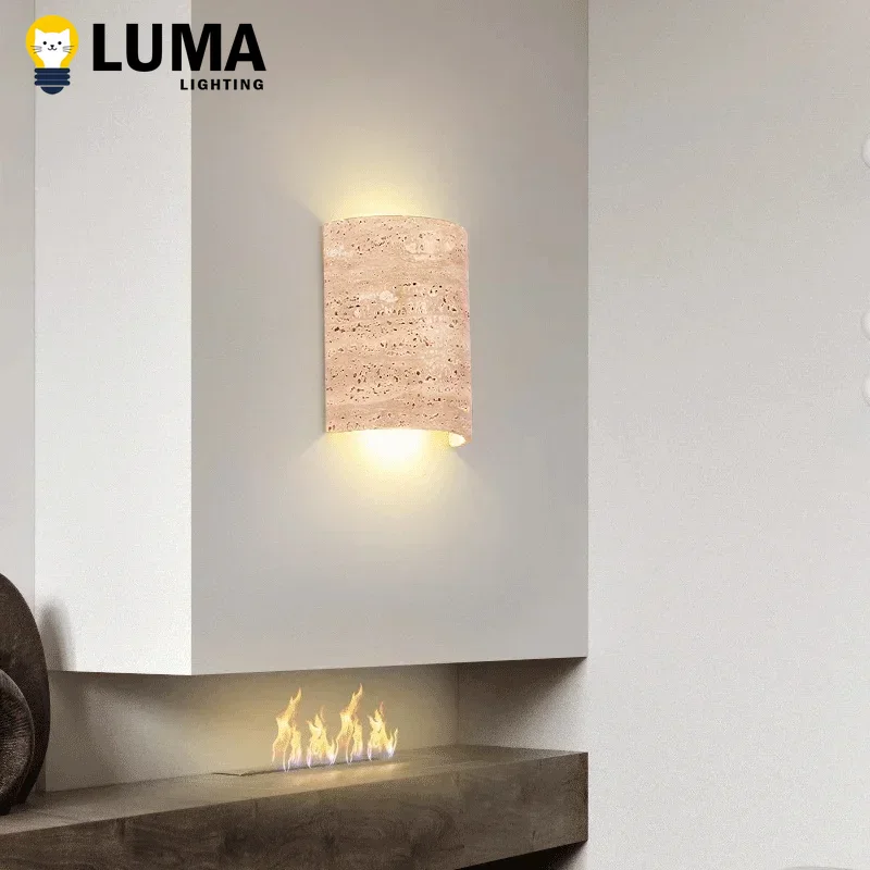 Lámpara de Pared de Travertino - Lighting Decoration On Wall reseña y precio