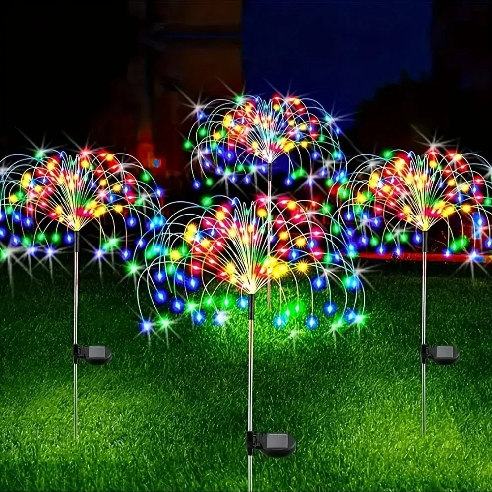Luces Solares LED de Fuegos Ar - Outdoor Lighting Wedding Decor reseña y precio