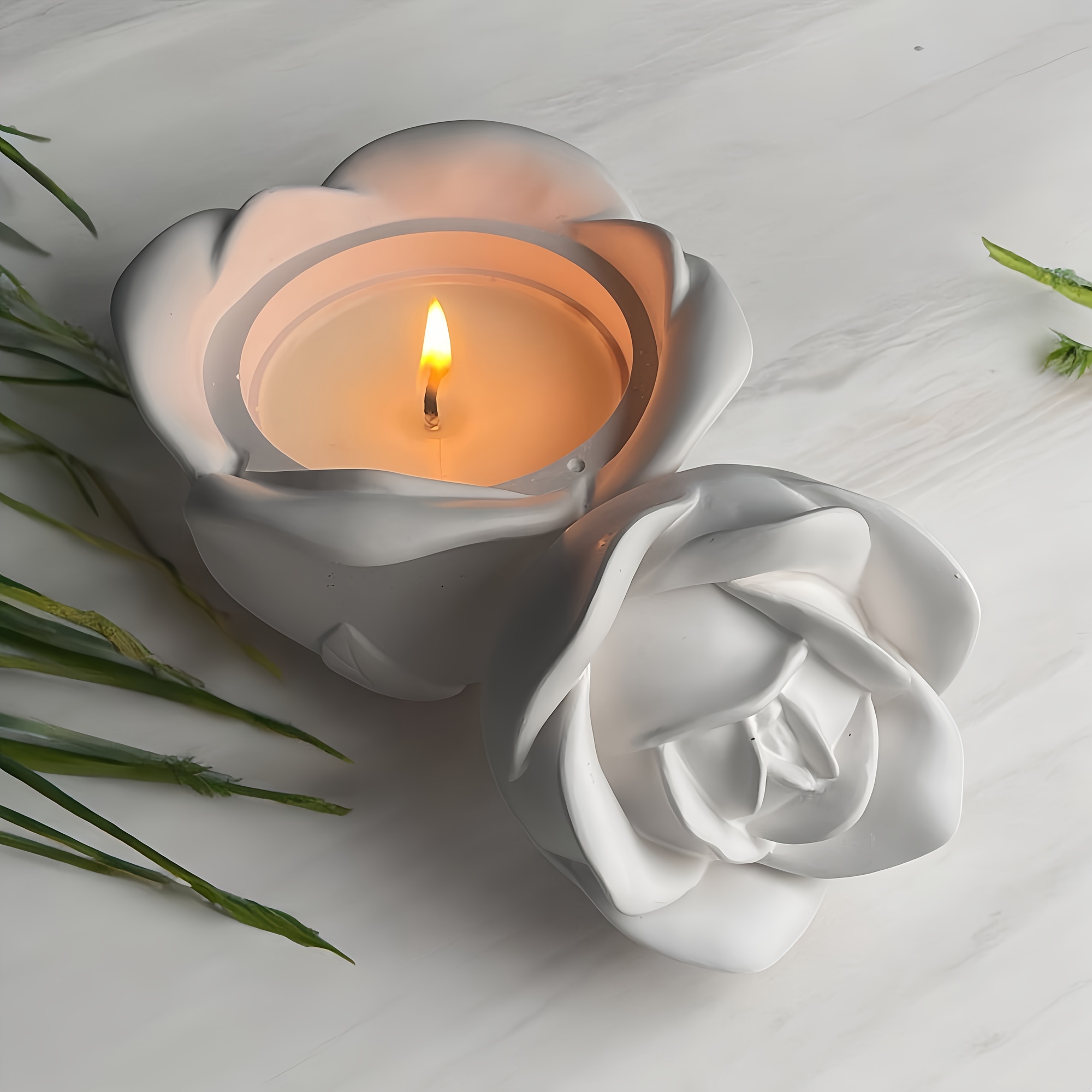 Juego de 2 piezas de moldes de - Candle Holder Set reseña y precio