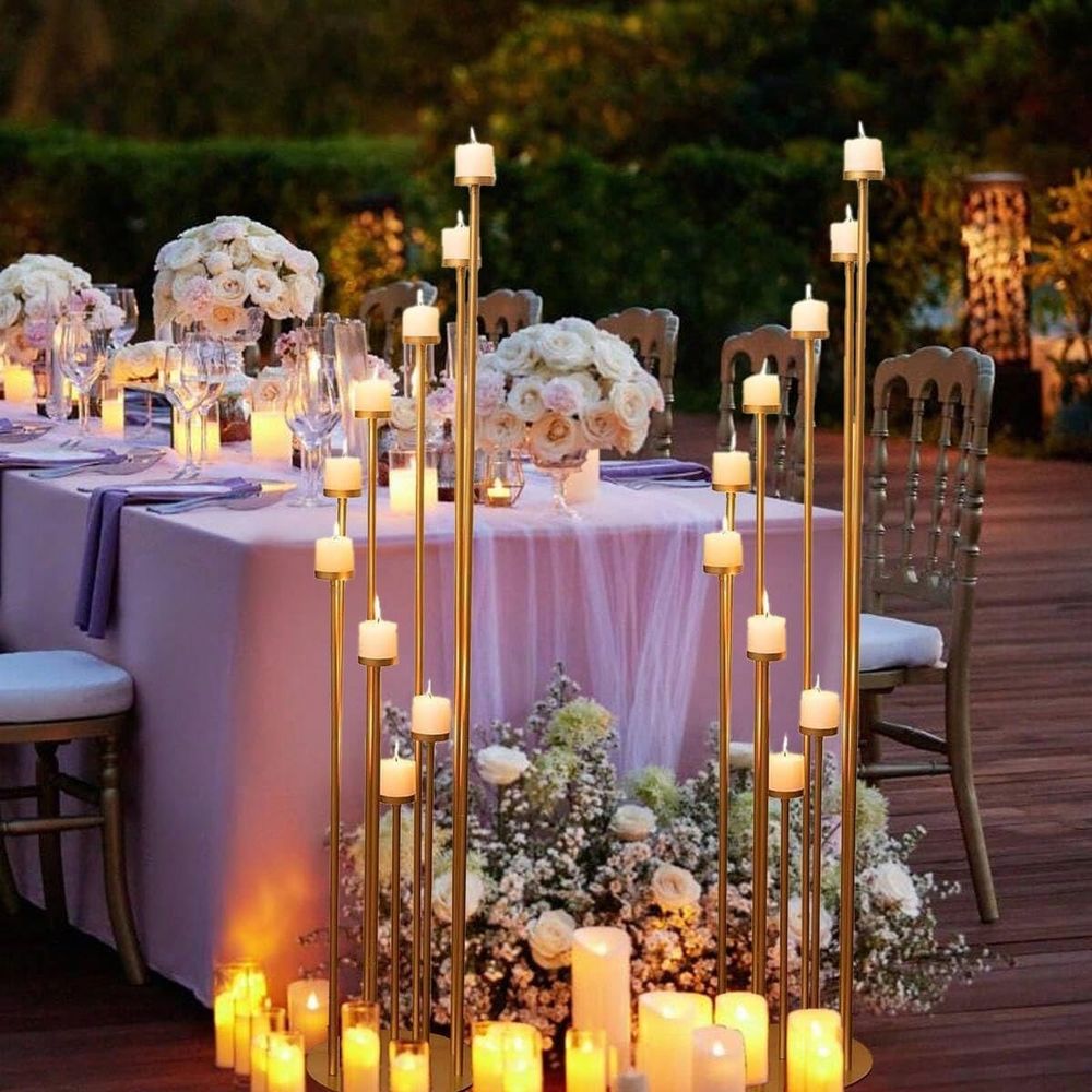 2 piezas de candelabros de 9 b - Candle Holder Set reseña y precio