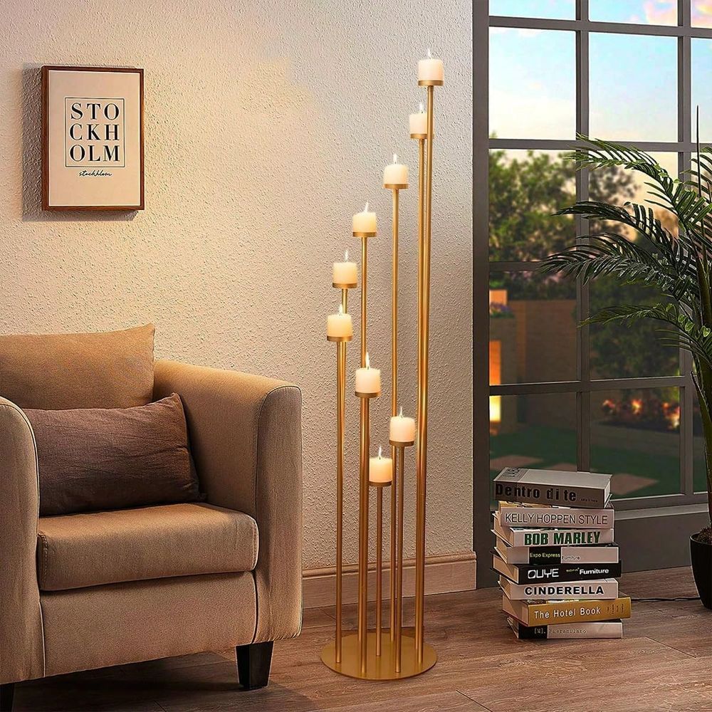 2 piezas de candelabros de 9 b - Candle Holder Set reseña y precio