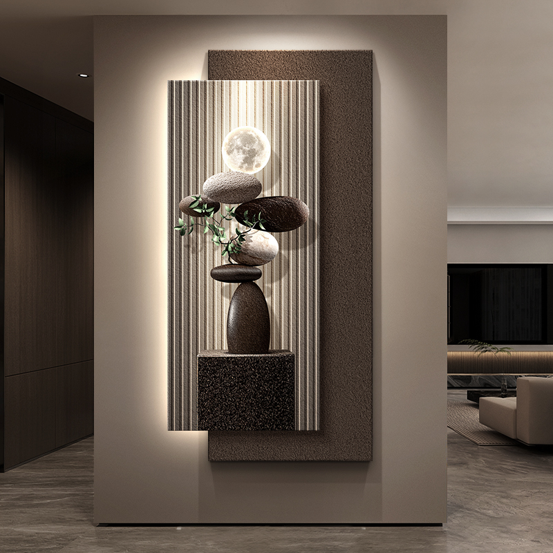 La habitación del pasillo está - Lighting Decoration On Wall reseña y precio